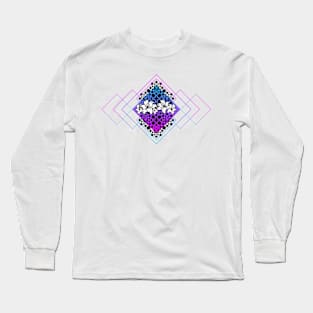 Flowers Skulls & Diamonds Long Sleeve T-Shirt